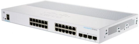 Cisco Systems CBS350-24T-4G-EU - 24 Port Managed Switch 24xGE, 24xPoE, 4xSFP