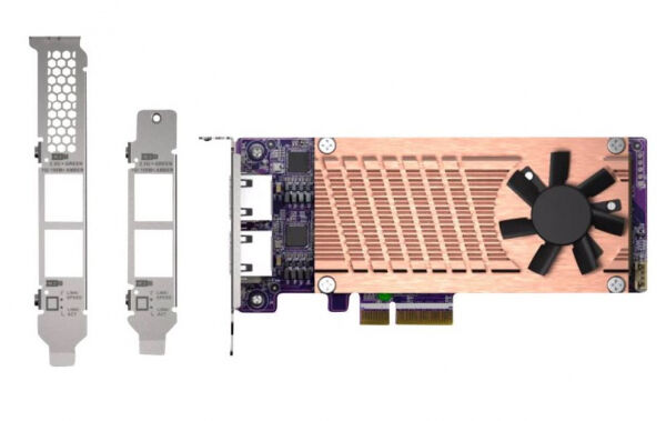 QNAP QM2-2P2G2T - 2x PCIe .2 SSD slots PCIe Gen3x4