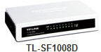 TP-Link TL-SF1008D - NetSwitch 8-Port - 100MBit