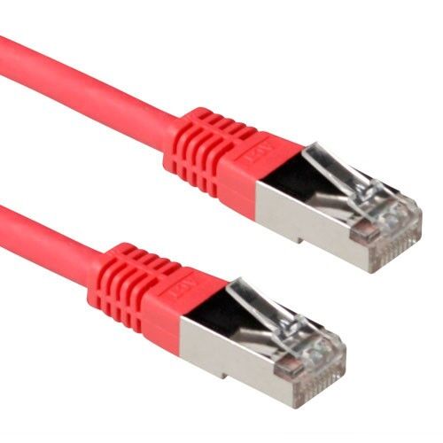 ACT IB5003 LSZH SFTP CAT6A Patchkabel Rood - 3 meter