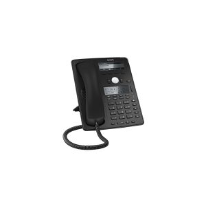 Snom technology snom D745 - VoIP-telefon - 3-vejs opkaldskapacitet - SIP - 12 linier - sort