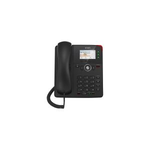 Snom technology snom D717 - VoIP-telefon - 3-vejs opkaldskapacitet - SIP, RTCP, SRTP - sort