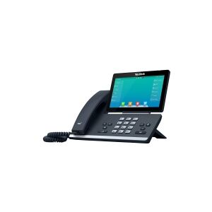 Yealink SIP-T57W - VoIP-telefon - med Bluetooth interface med opkalds-ID - IEEE 802.11a/b/g/n/ac (Wi-Fi) / Bluetooth 4.2 - 3-vejs opkaldskapacitet - SIP, SIP v2, SRTP - klassisk grå