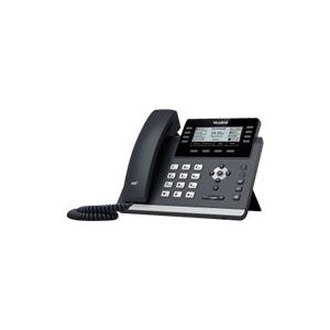 Yealink SIP-T43U - VoIP-telefon med opkalds-ID - 3-vejs opkaldskapacitet - SIP, SIP v2 - 12 linier - klassisk grå