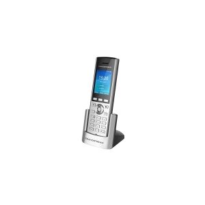 Grandstream Networks Grandstream WP825 - Trådløs VoIP-telefon - med Bluetooth interface - IEEE 802.11a/b/g/n/ac (Wi-Fi) - 3-vejs opkaldskapacitet - SIP, RTCP, RTP, SRTP - 2 linier