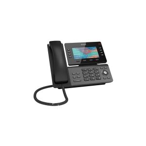 Snom technology snom D862 - VoIP-telefon med opkalds-ID - 3-vejs opkaldskapacitet - SIP, RTCP, RTP, SRTP, SDP, SRTCP, RTCP-XR, SIPS, ICE - metalsort gun