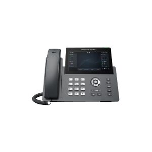 Grandstream Networks Grandstream GRP2670 - VoIP-telefon med opkalds-ID/opkald venter - IEEE 802.11a/b/g/n/ac (Wi-Fi) - 5-vejs opkaldskapacitet - SIP, RTCP, RTP, SRTP - me