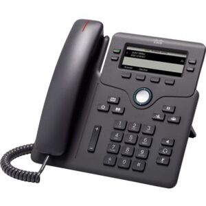 Cisco Systems Cisco IP Phone 6851 - Téléphone VoIP - SIP, SRTP - 4 lignes - Charbon - Publicité