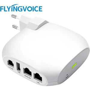 FLYING VOICE Wireless VOIP Adapter FTA1101 Portable VOIP Gateway ATA For Home SOHO Hotel & Small Business AP Mode Built-in WIFI