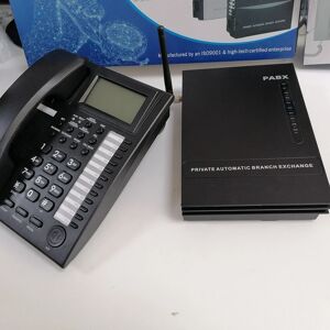 MS108-GSM VinTelecom PBX Telephone Exchange/ Wireless PABX System With 1 PH206 Main/Office Operator Phone