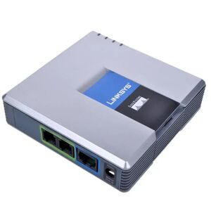 Unlocked PAP2T SIP VOIP Phone Adapter with 2 FXS Phone Ports VoIP Gateway