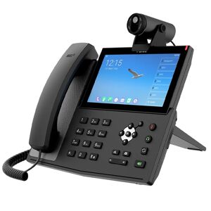 High-end VoIP Telephone X7A Android Clear Video Call IP Phone 6 SIP Lines Wireless WiFi Connection With 1080P HD USB Camera