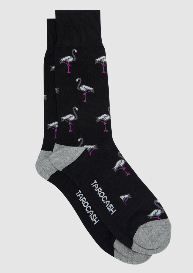 Tarocash Flamingo Sock Black 1