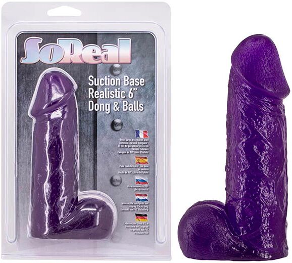 Seven Creations So Real - Purple 15.25 cm (6") Dong