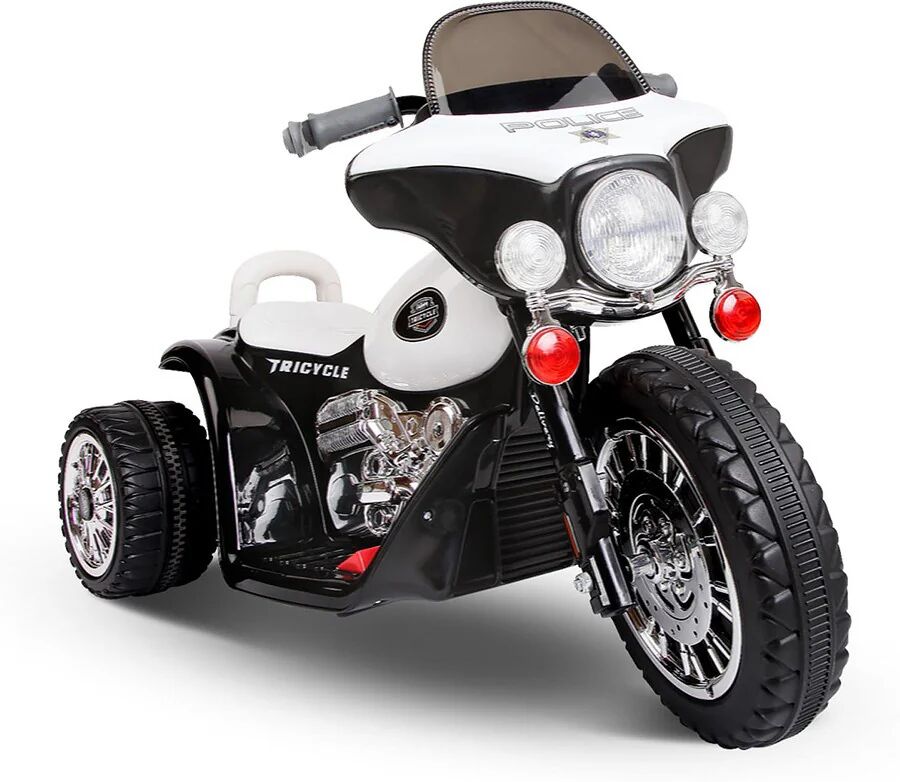 Rigo Kids Ride on Motorbike Black & White