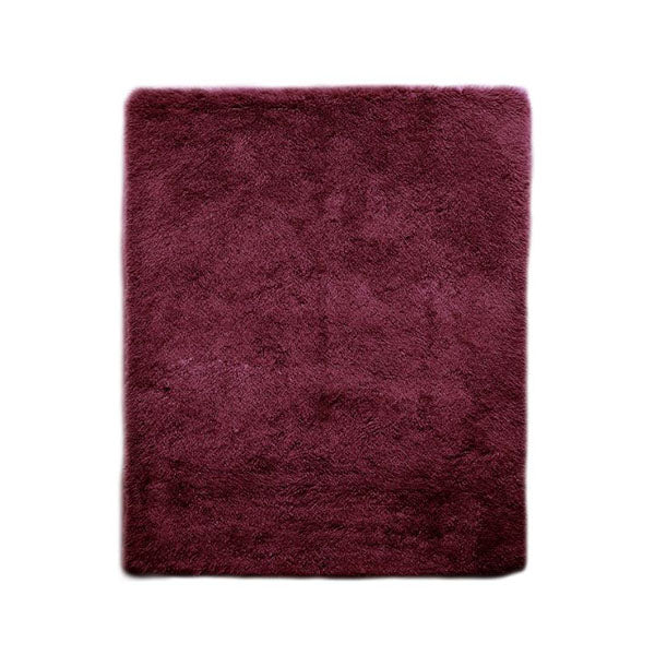 Unbranded Designer Soft Shag Shaggy Floor Confetti Rug Carpet Decor 160X230Cm Burgundy