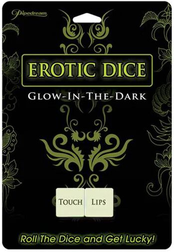 Pipedream Erotic Dice Glow In The Dark Game