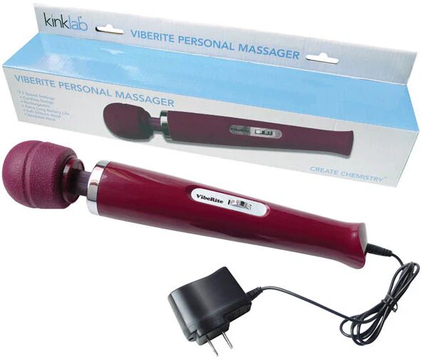 Kinklab Viberite Personal Maroon Rechargeable Massager Wand