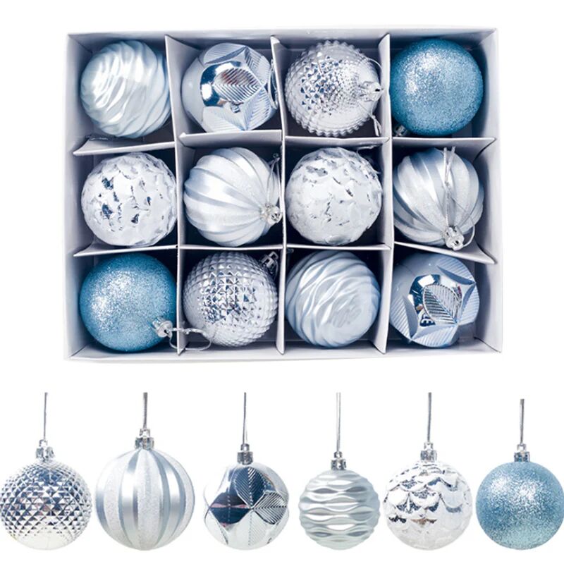 Unbranded 12 Pcs Christmas Supplies Gift Decoration Balls 6Cm