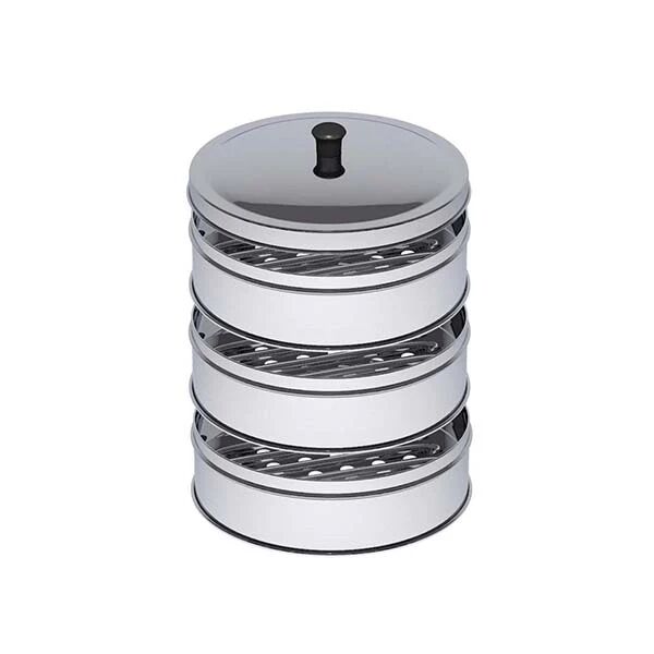 Soga 3 Tier 25Cm Stainless Steel Steamers With Lid Pot Steamers