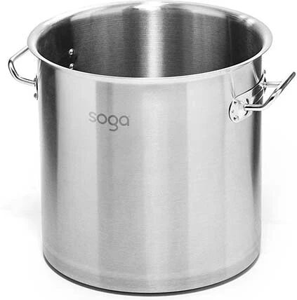 Soga Stock Pot 71L Top Grade Thick Stainless Steel Without Lid