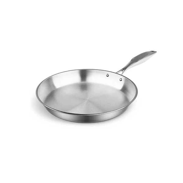 Soga Stainless Steel Fry Pan 22Cm Frying Pan Top Grade Induction Cooking