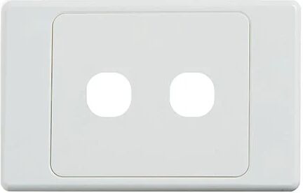 Unbranded Ultima 2 Gang Switch Cover White