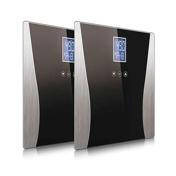 Soga Wireless Digital Body Fat Lcd Bathroom Weighing Scale Black