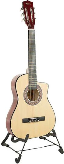 Unbranded 38In Cutaway Acoustic Guitar With Guitar Bag