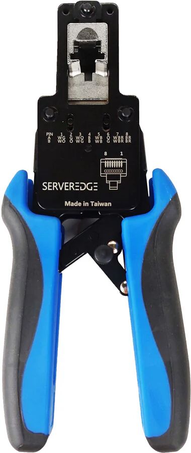 Serveredge Pt Series Premium Pass Through Rj45 Ratcheted Crimping Tool