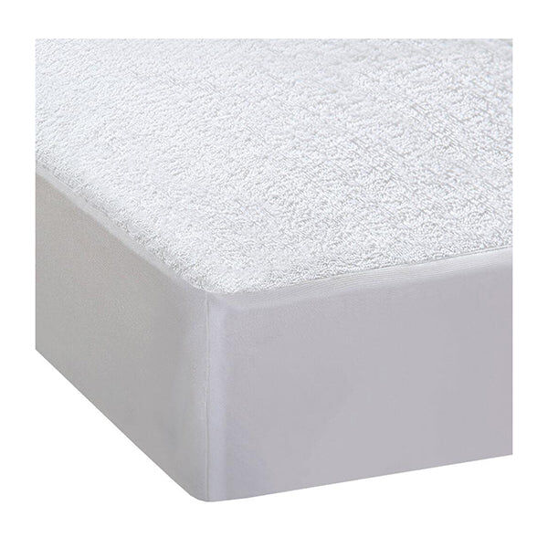 Unbranded Terry Cotton Fully Fitted Waterproof Mattress Protector In Double Size