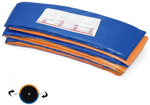 Unbranded Reversible Replacement Trampoline Spring Safety Pad Orange Blue