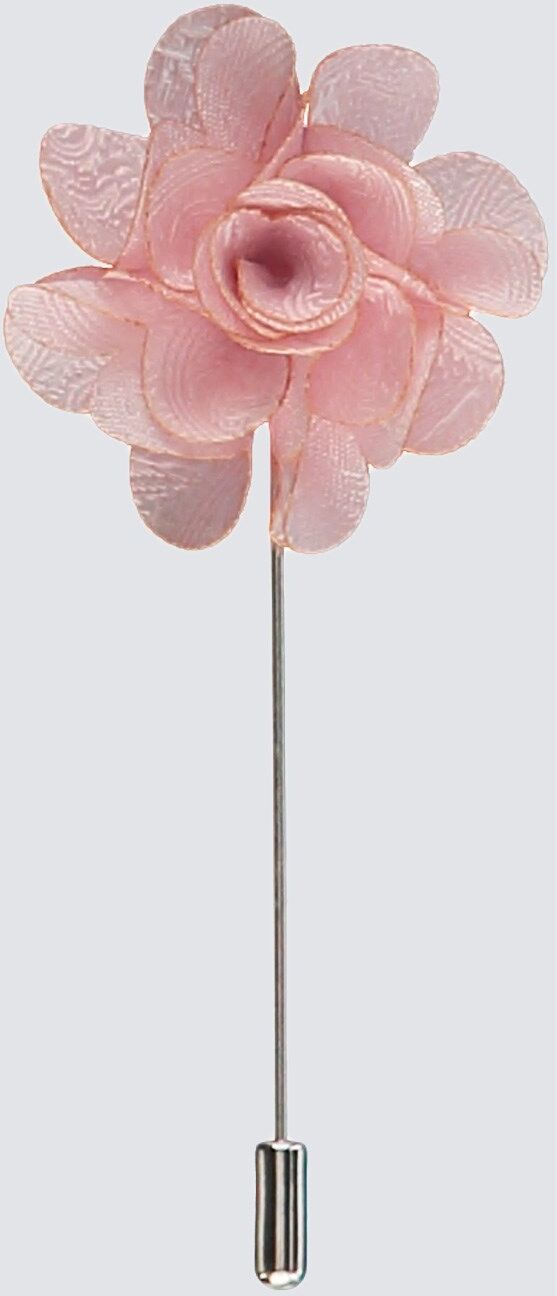 Hawes & Curtis Men's Paisley Silk Lapel Pin in Light Pink   Hawes & Curtis