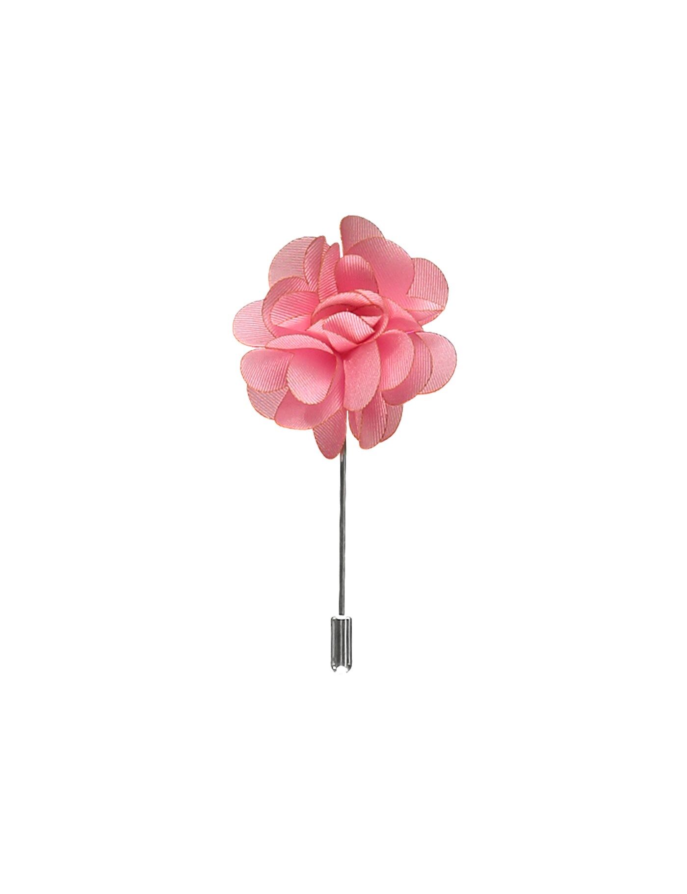 Hawes & Curtis Men's Silk Flower Lapel Pin in Light Pink