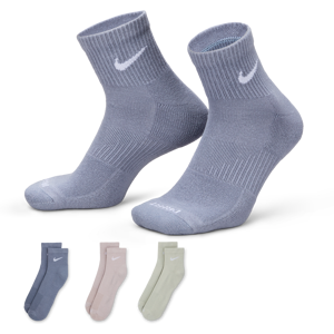 Nike Everyday Plus Cushioned Trainings-Knöchelsocken (3 Paar) - Multi-Color - 38-42