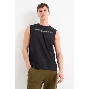 C&A Active C&A Funktions-Top, Schwarz, Größe: XL Männlich