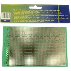 EUROPLATINE IC-MUSTER - 100 x 060 mm - FR4 (1 St./Blister)