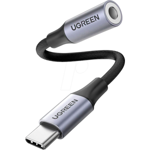 UGREEN 80154 - Adapter, USB-C™ Stecker -> Klinkenbuchse, 24 bit