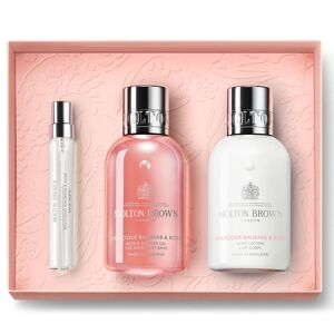 MOLTON BROWN Delicious Rhubarb & Rose Travel Gift Set