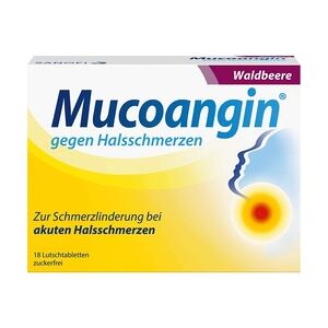 Mucoangin Waldbeere 20 mg Lutschtabletten Halsschmerzen