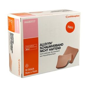 Smith & Nephew GmbH - Woundmanagement ALLEVYN Schaumverband 9x11 cm nicht haftend 12 Stück