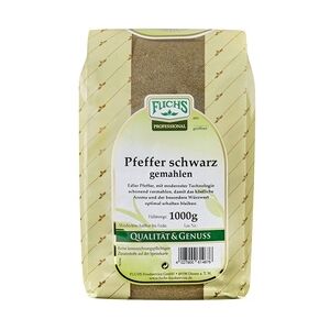 Fuchs Pfeffer schwarz gemahlen (1kg)