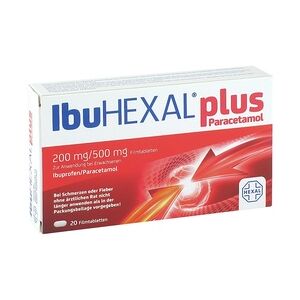 Hexal IBUHEXAL plus Paracetamol 200 mg/500 mg Filmtabl. Rückenschmerzen