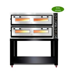 Gastro GMG Pizzaofen Classic Lux PF10570L  6+6 33cm 400V - 2 Backkammern voll Schamottstein