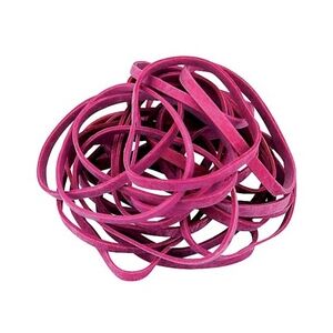 Gummiband 130x10mm 1Kg rot