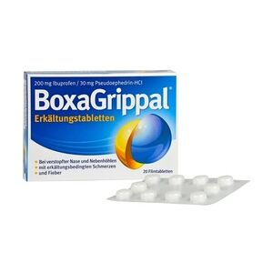 BoxaGrippal Erkältungstabletten 200 mg/30 mg FTA Fiebersenkende Schmerzmittel