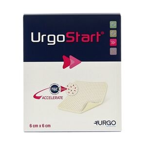 URGOSTART 6x6 cm Schaumstoffwundverband 10 Stück