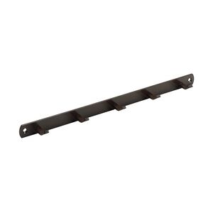 Hettich Garderobenleiste 5 Haken 34,0 x 2,0 x 3,0 cm braun