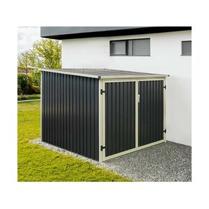 Westmann Fahrradgarage Gartenbox   Anthrazit   200x203x158 cm