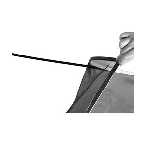 TrendLine Fliegenschutz-Magnetfenster 100 x 210 cm weiß/weiß kürzbar